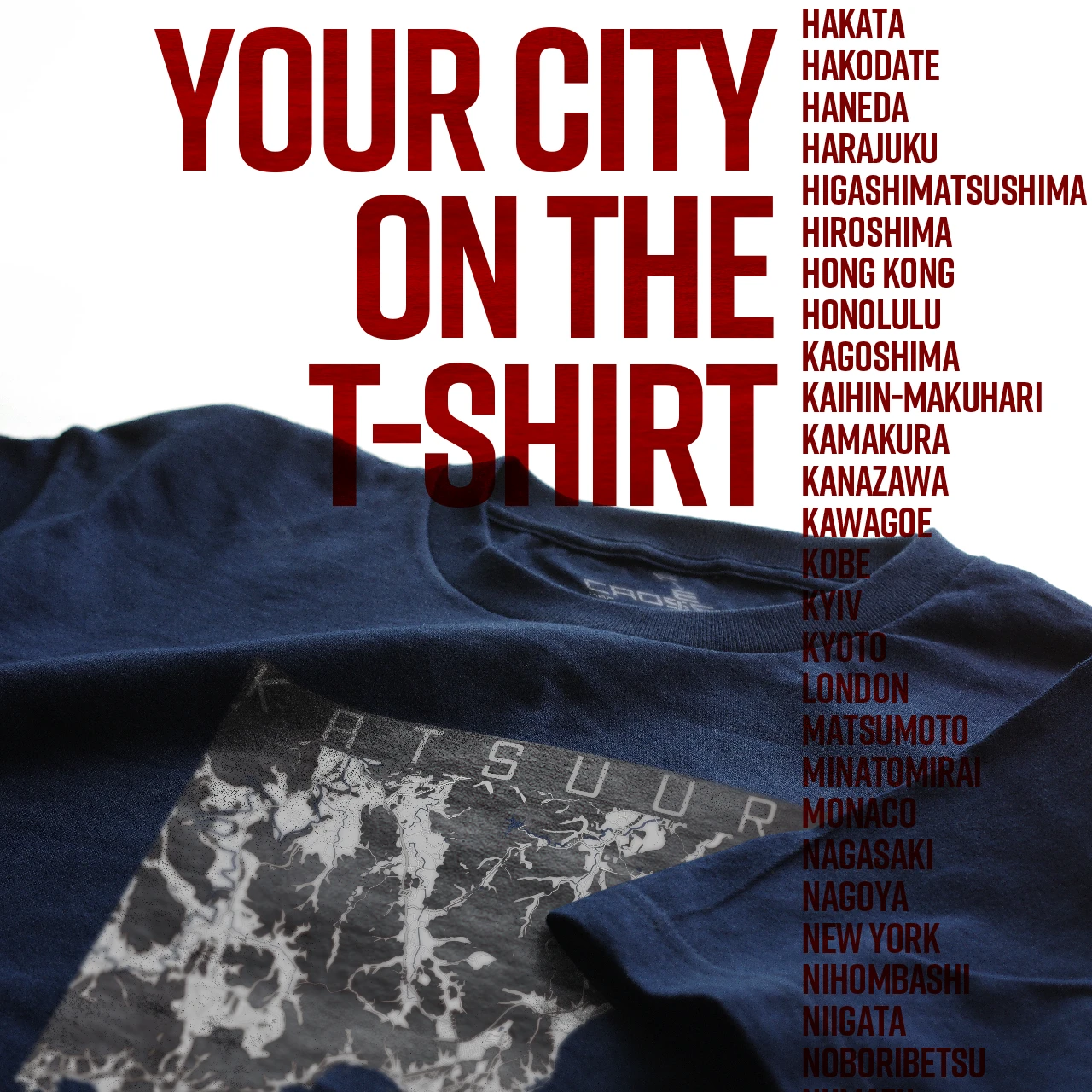 Your City on the T-shirt