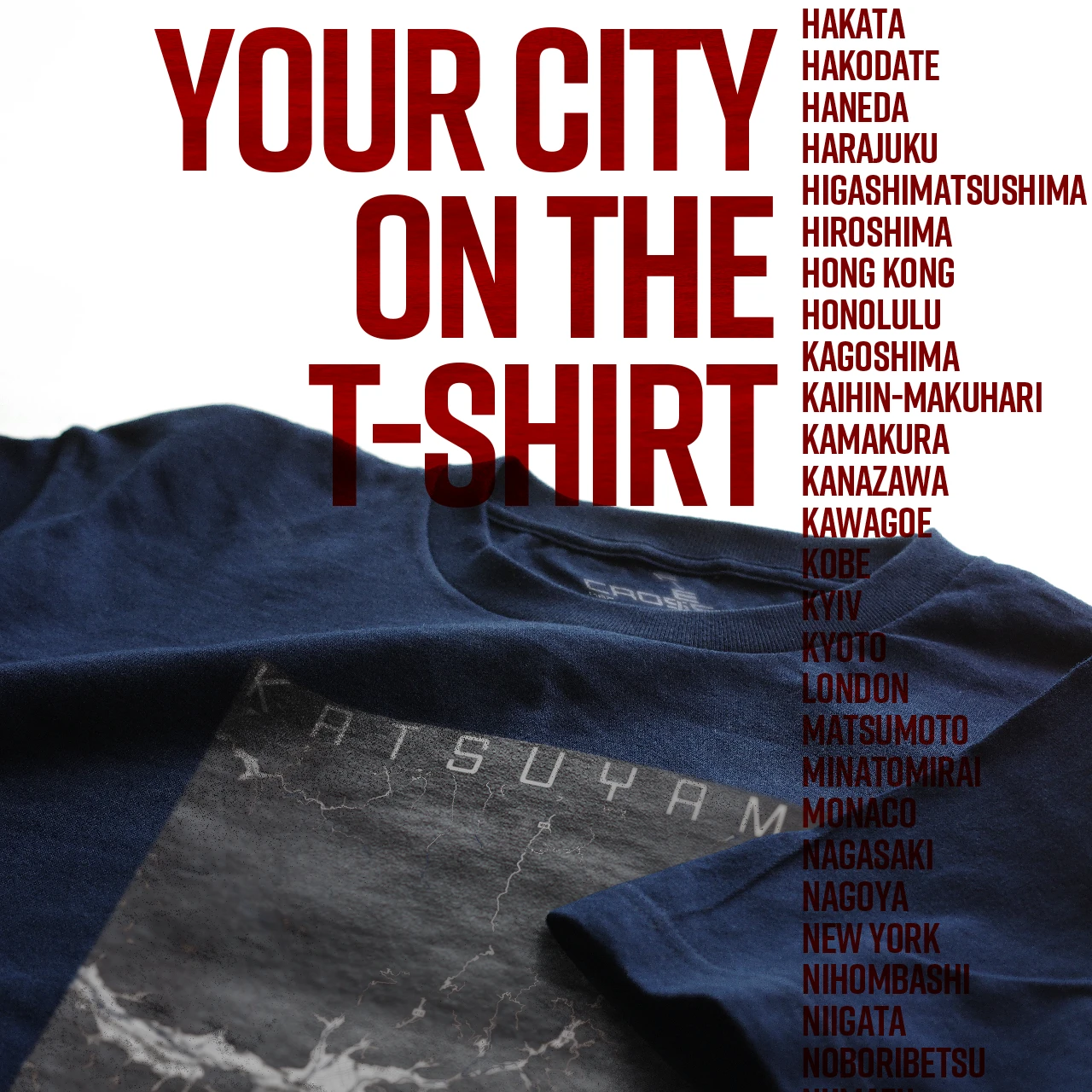 Your City on the T-shirt