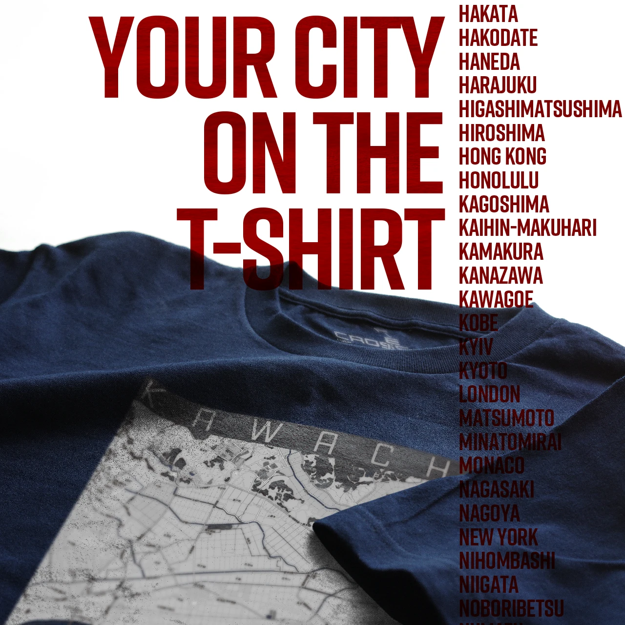 Your City on the T-shirt