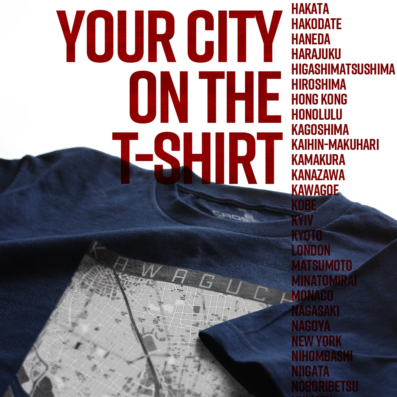 Your City on the T-shirt