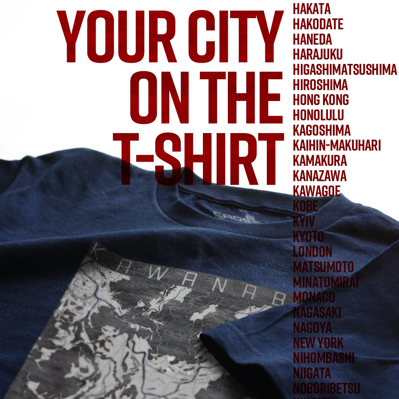 Your City on the T-shirt