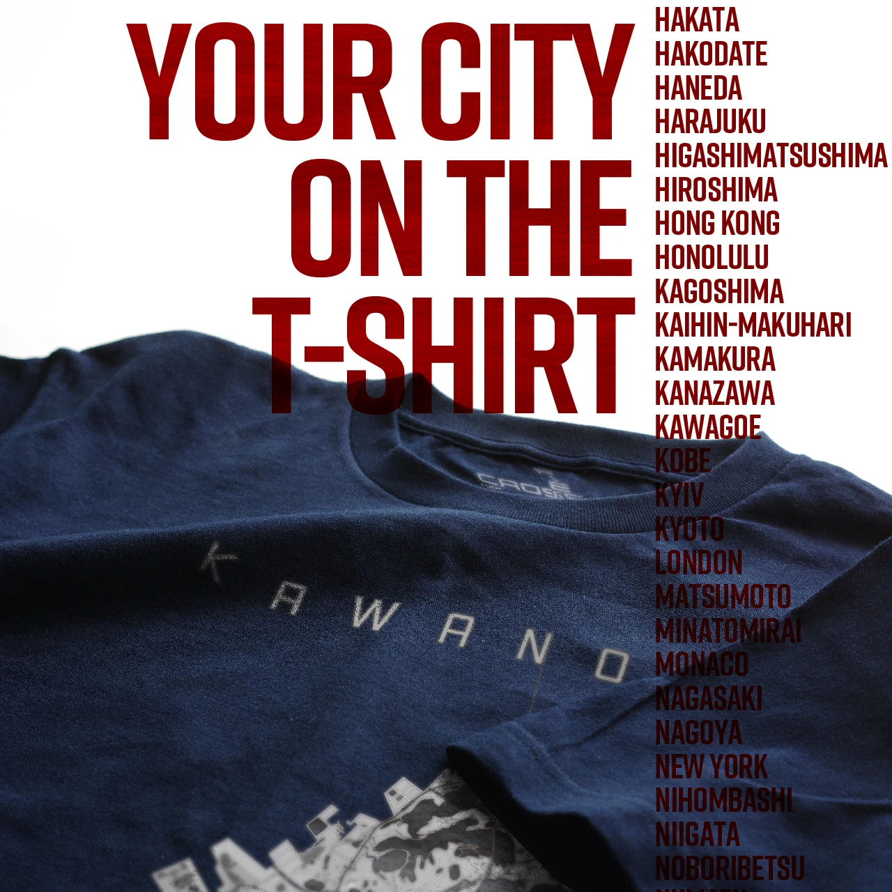 Your City on the T-shirt