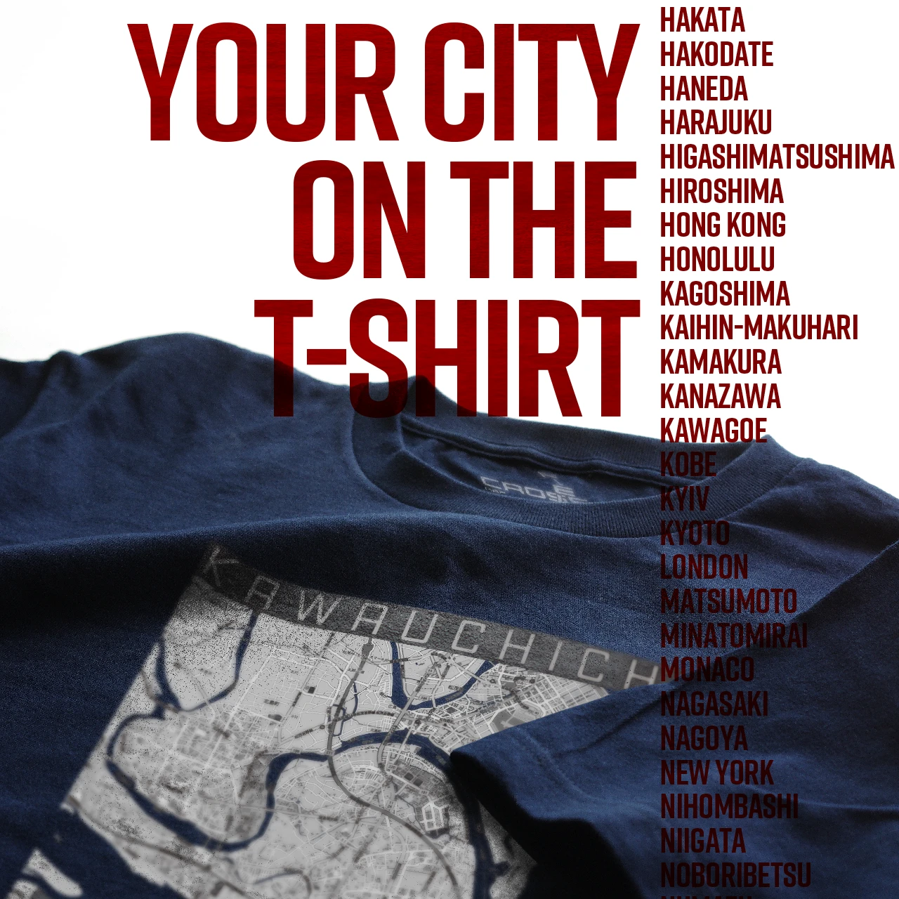 Your City on the T-shirt