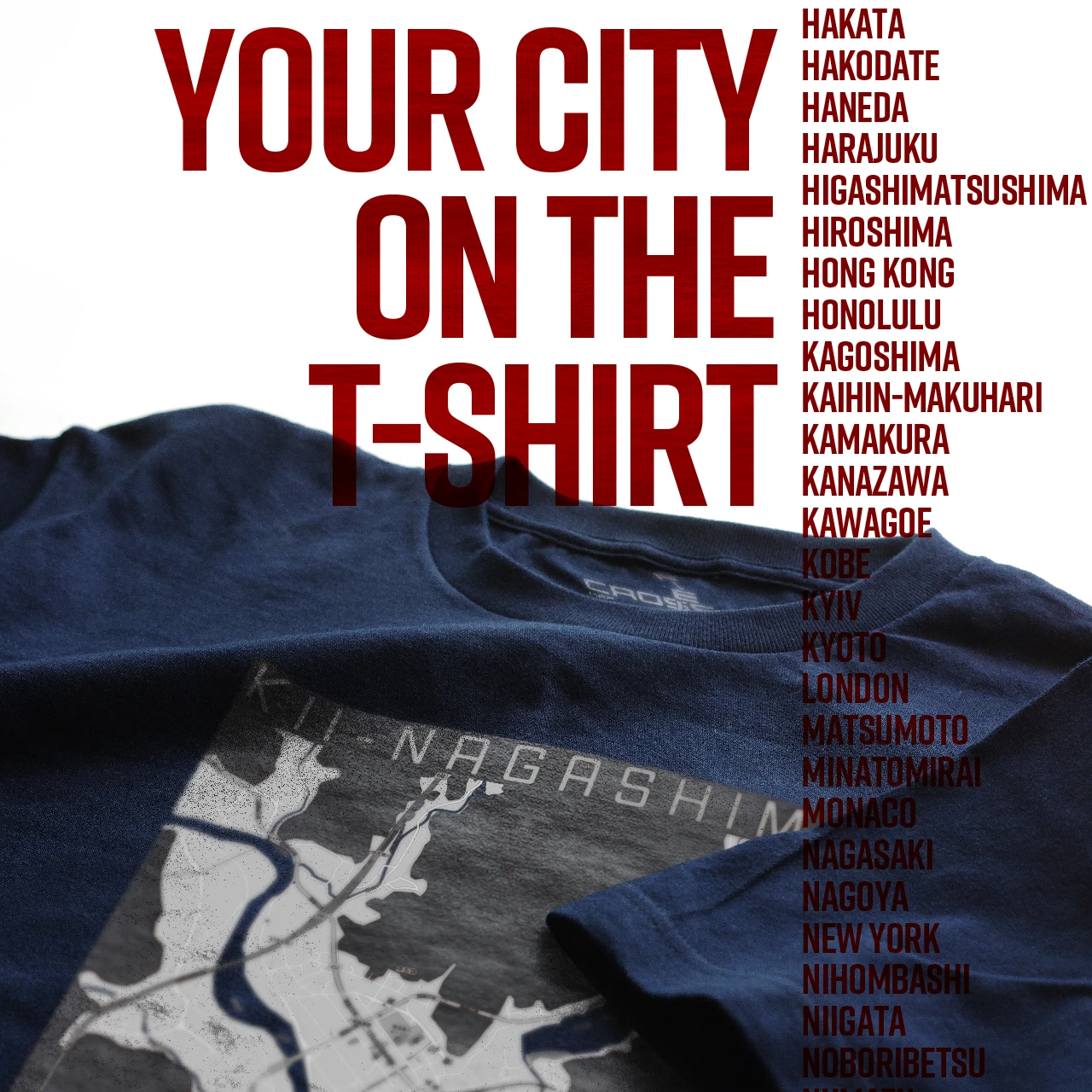 Your City on the T-shirt