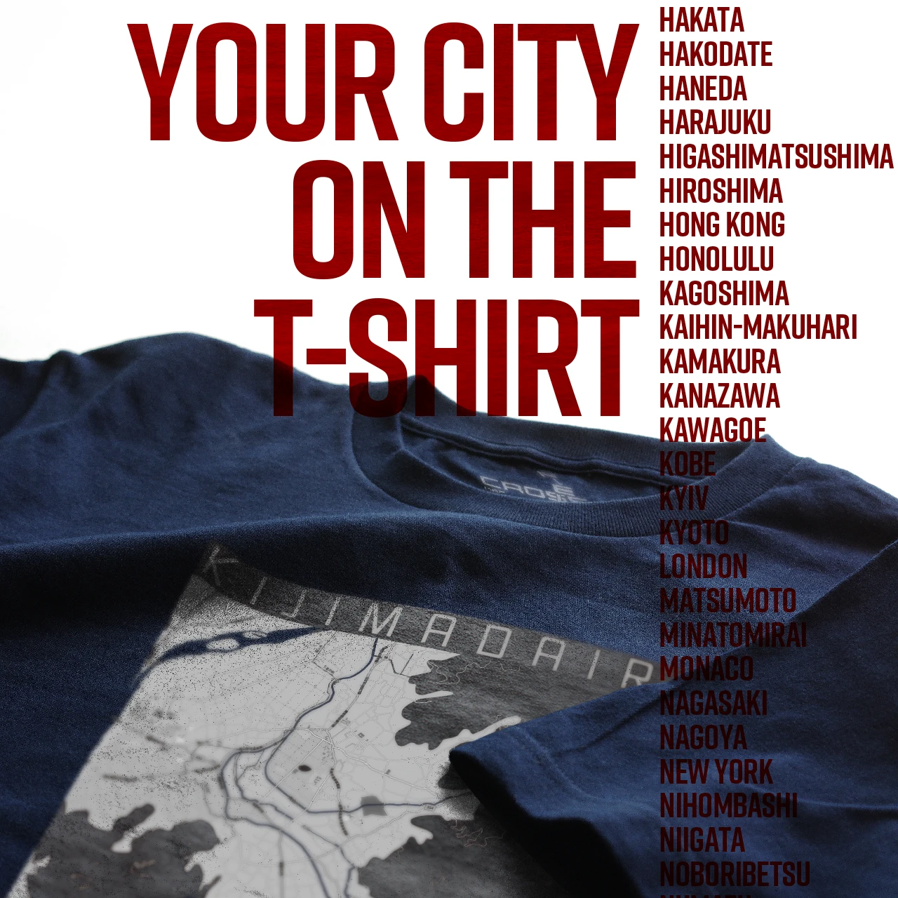 Your City on the T-shirt