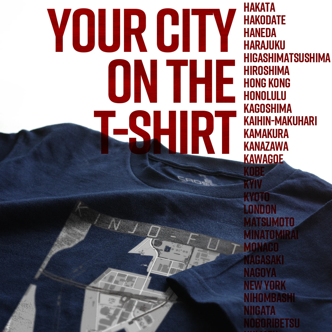 Your City on the T-shirt