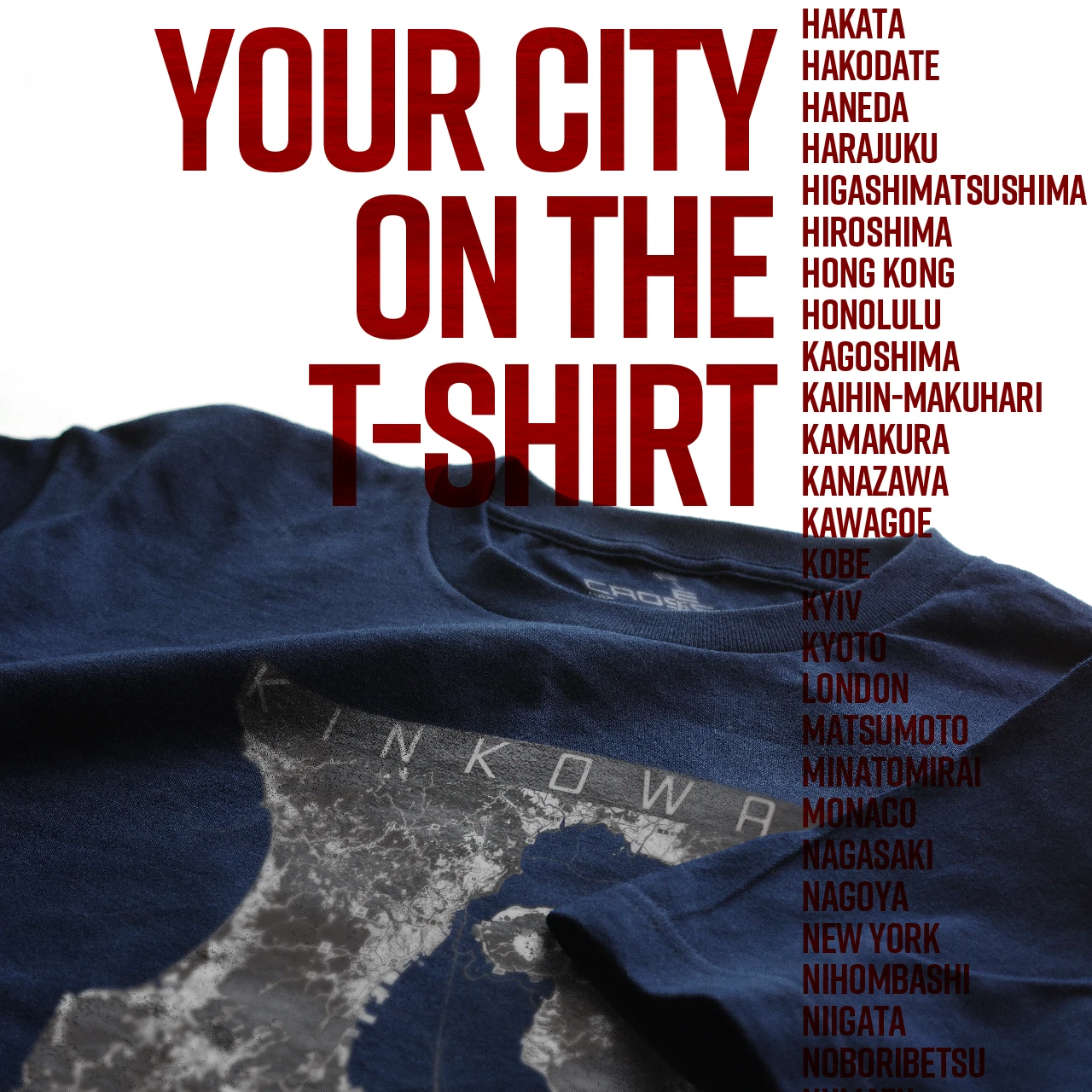 Your City on the T-shirt