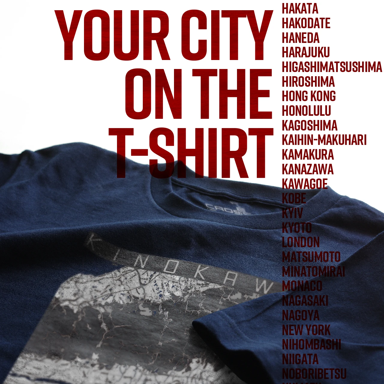 Your City on the T-shirt