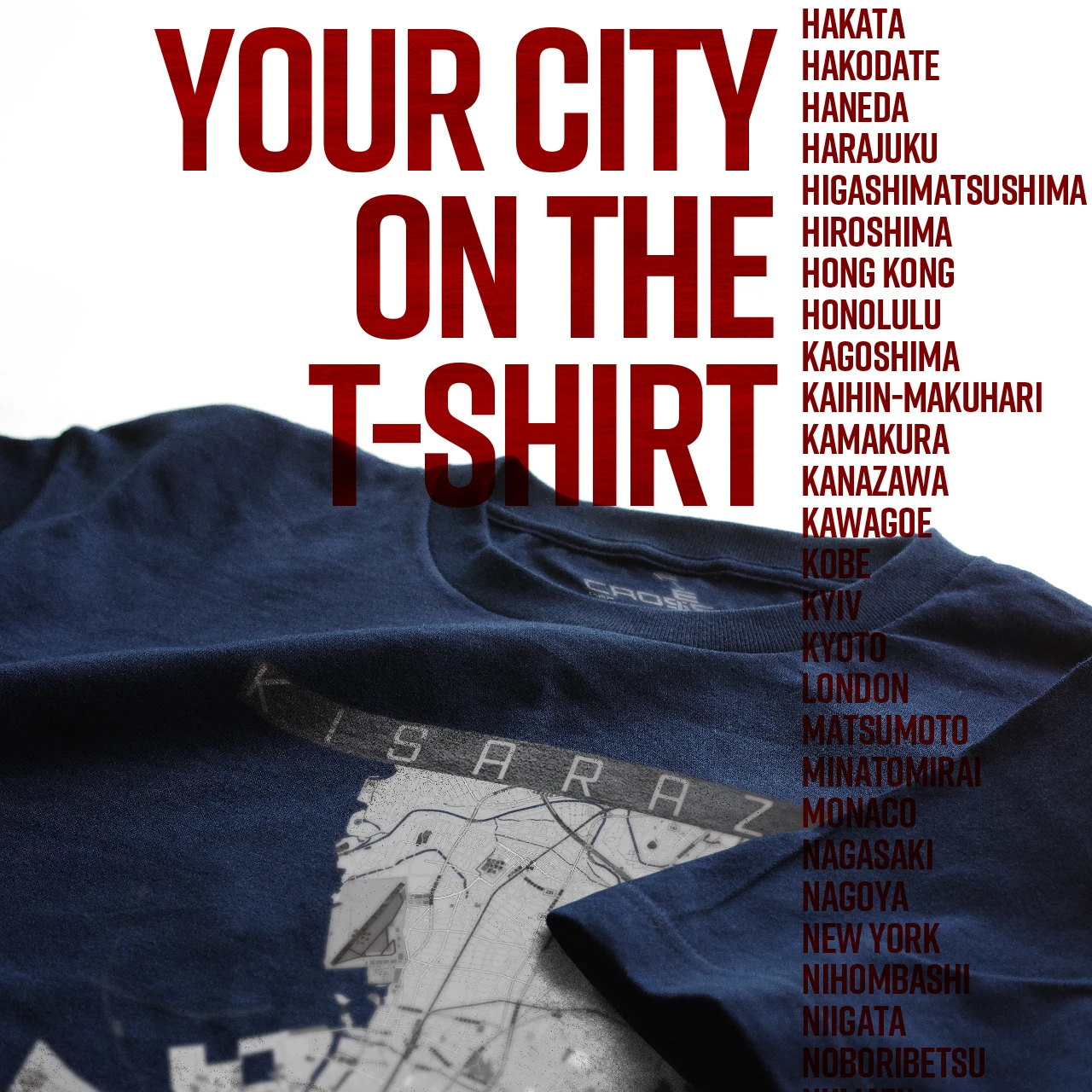 Your City on the T-shirt