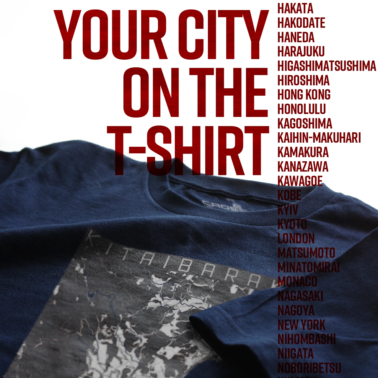 Your City on the T-shirt