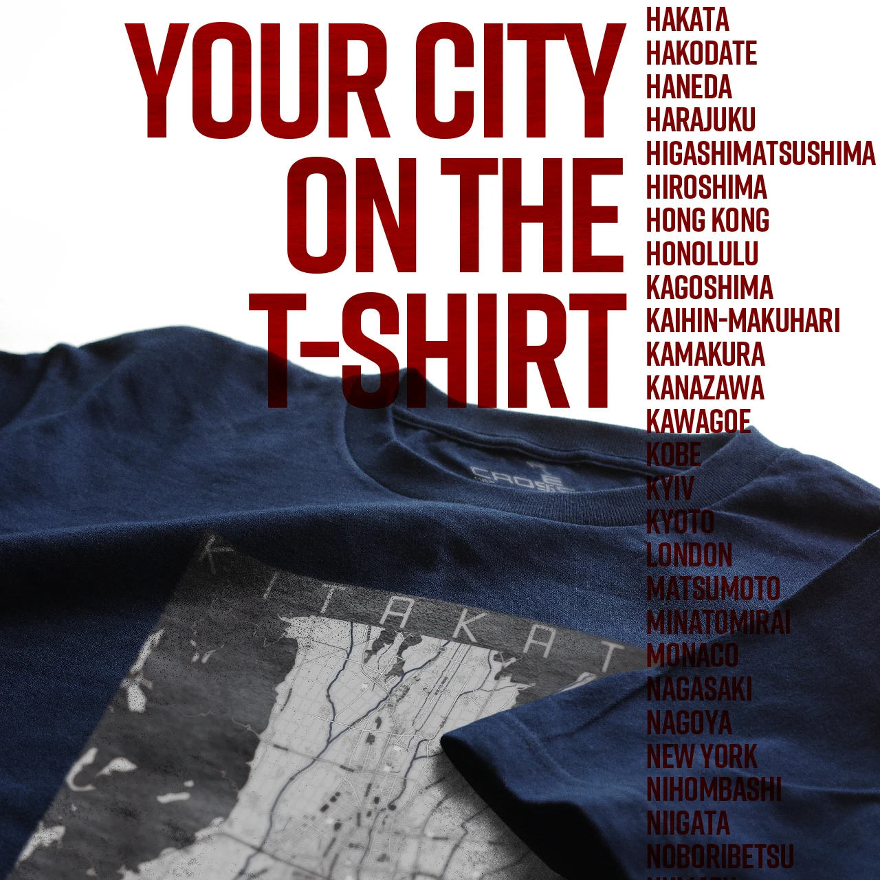 Your City on the T-shirt