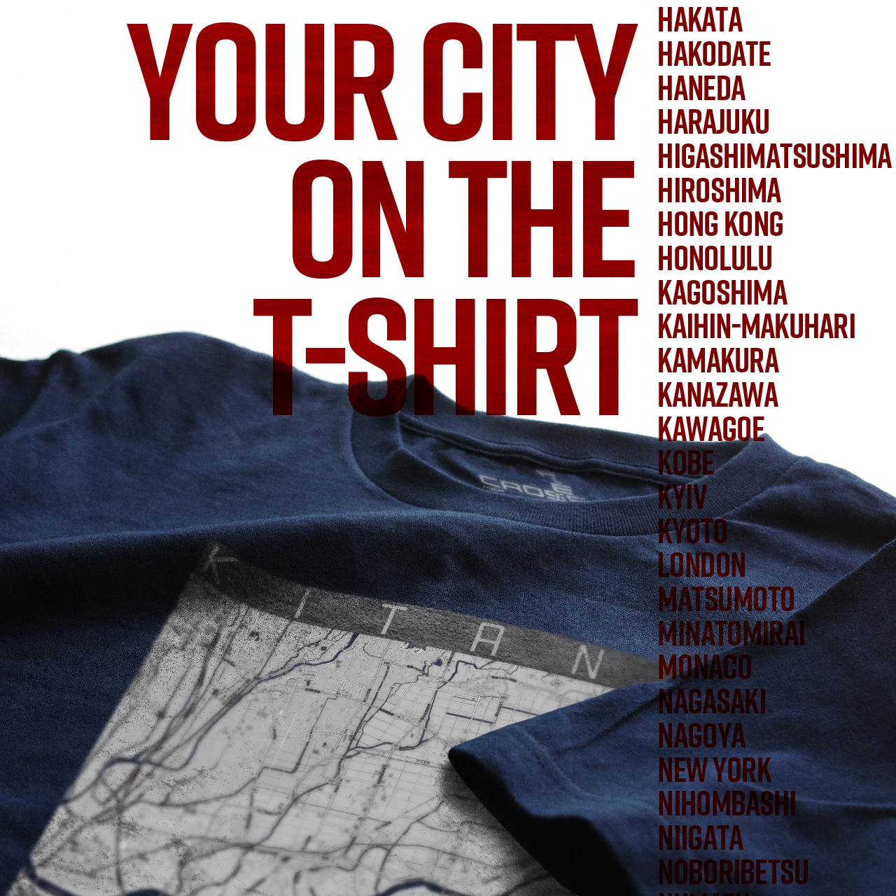 Your City on the T-shirt