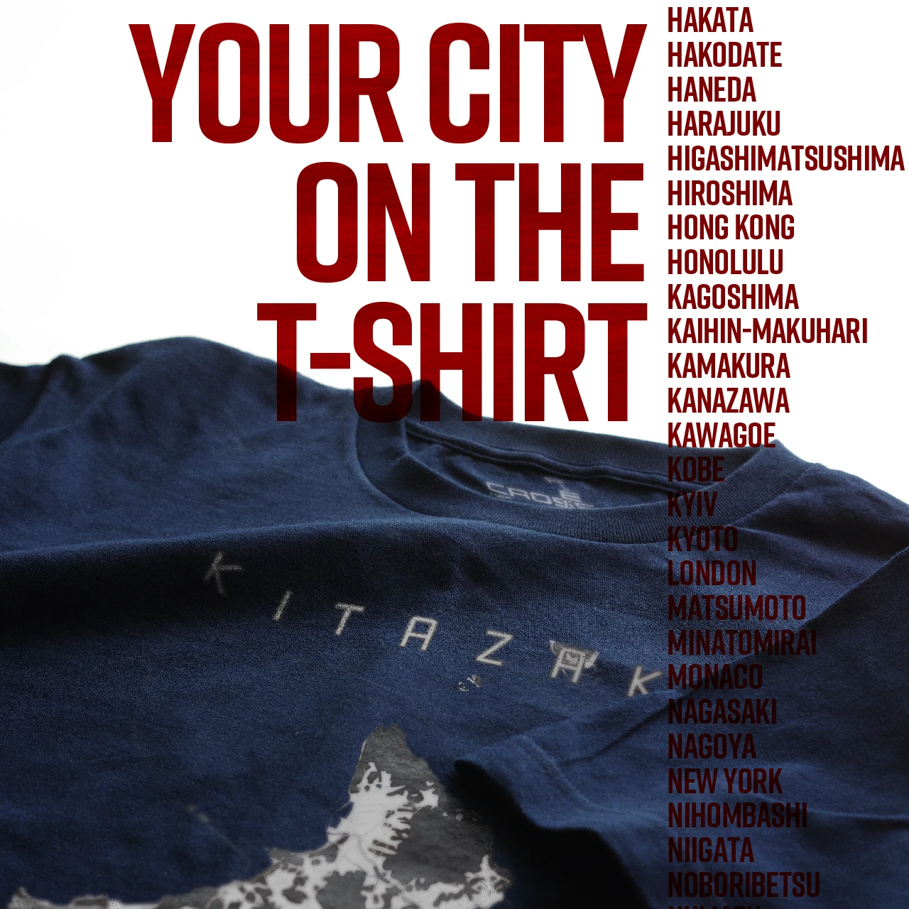 Your City on the T-shirt