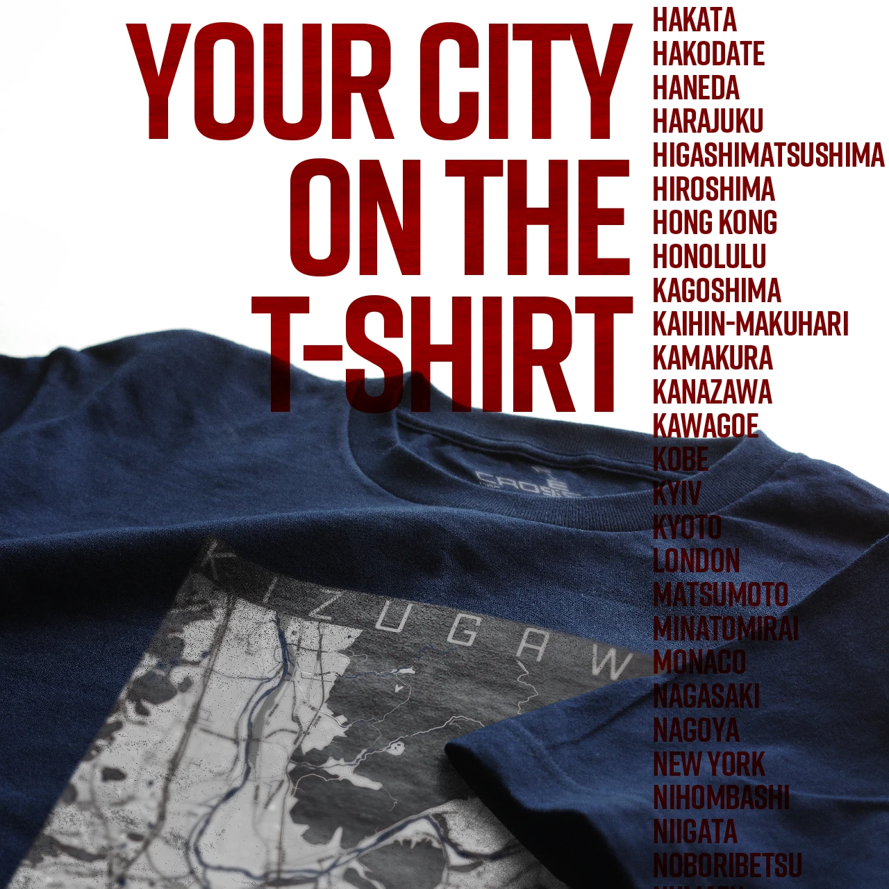 Your City on the T-shirt