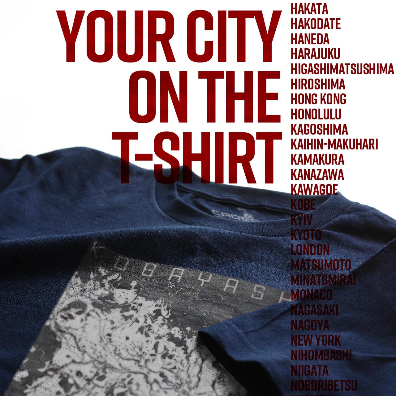 Your City on the T-shirt