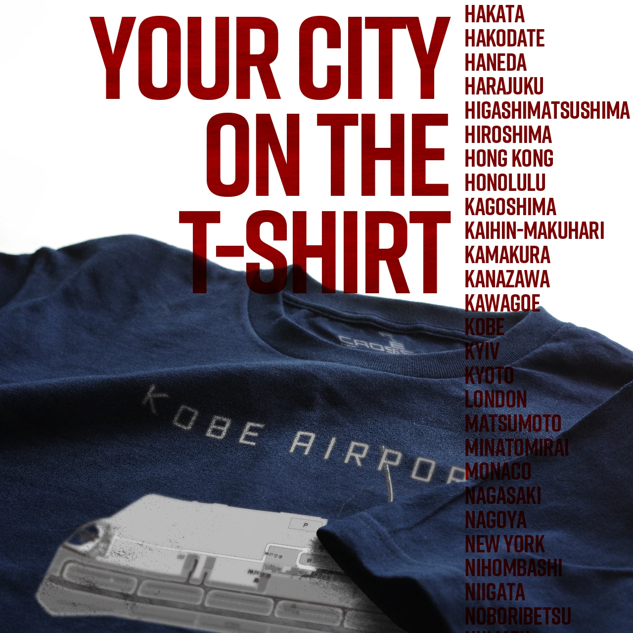 Your City on the T-shirt