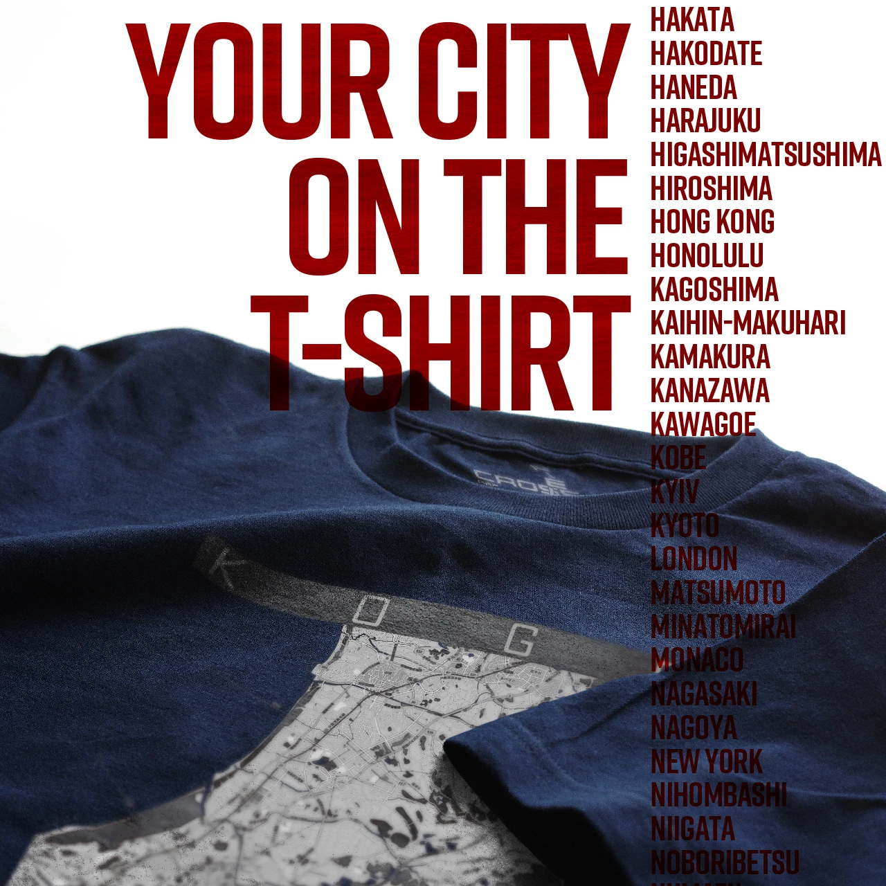 Your City on the T-shirt