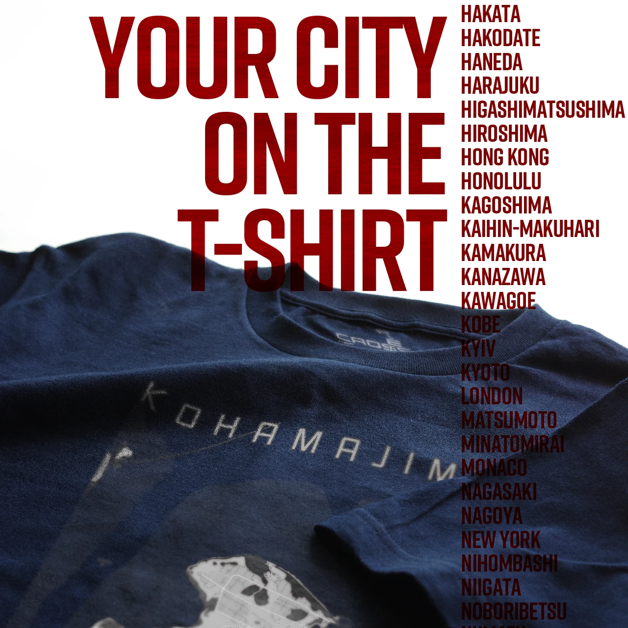 Your City on the T-shirt