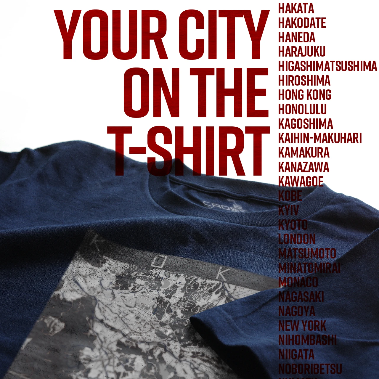 Your City on the T-shirt