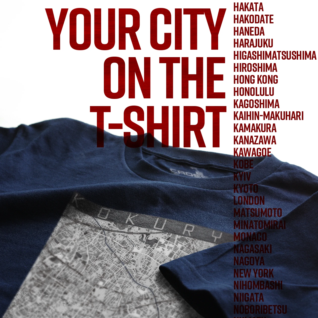 Your City on the T-shirt