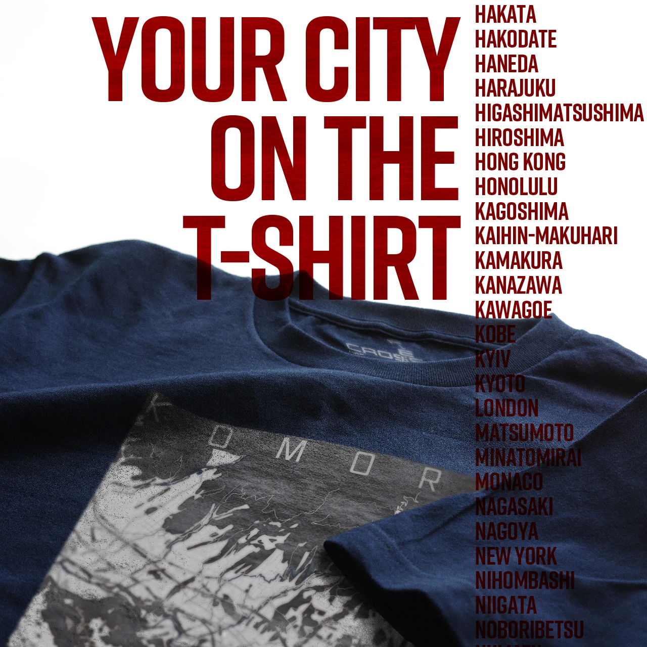 Your City on the T-shirt