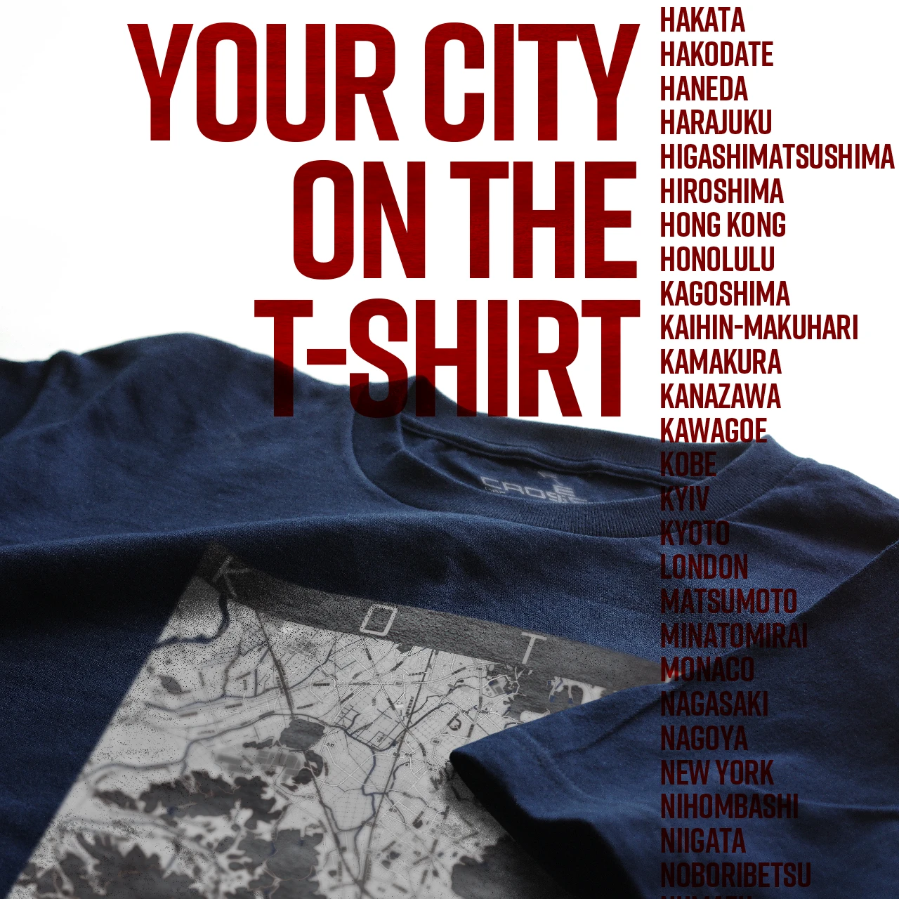 Your City on the T-shirt