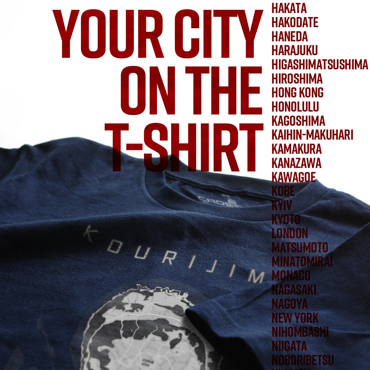 Your City on the T-shirt