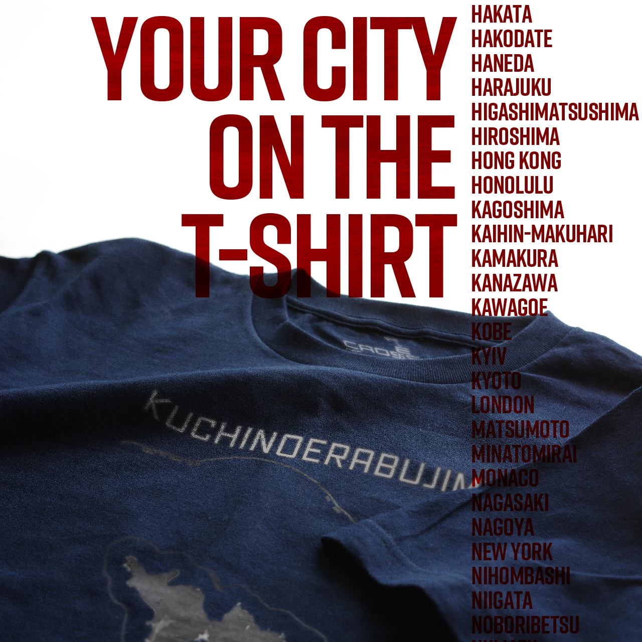 Your City on the T-shirt