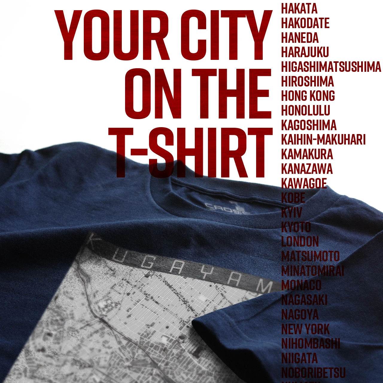 Your City on the T-shirt