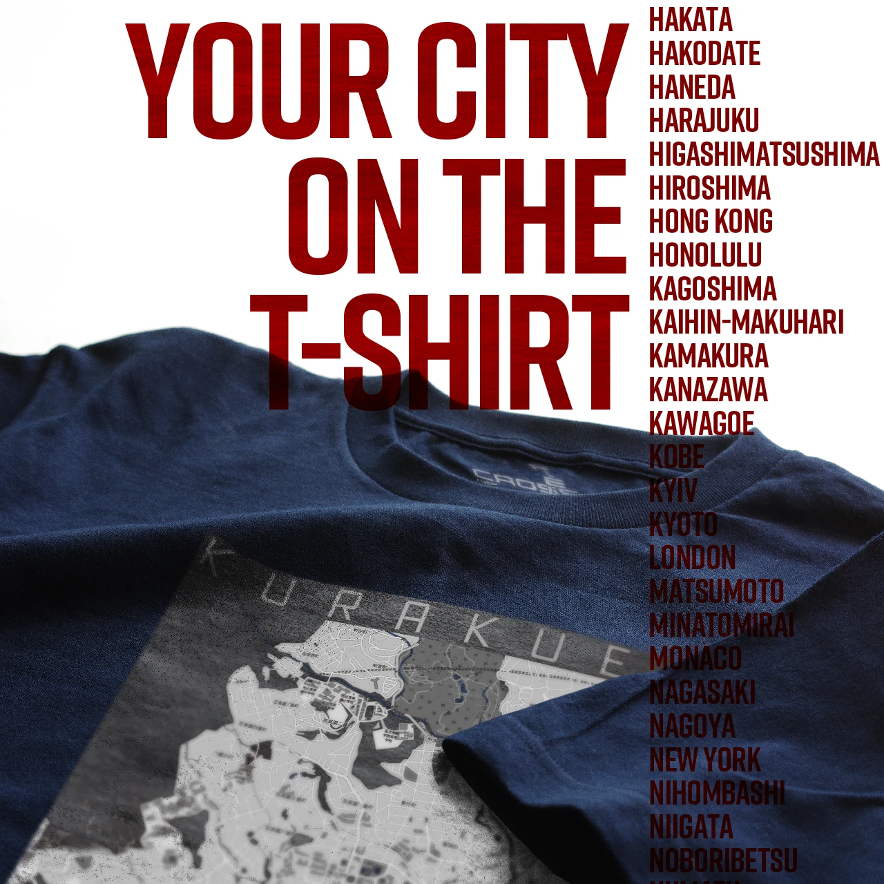 Your City on the T-shirt