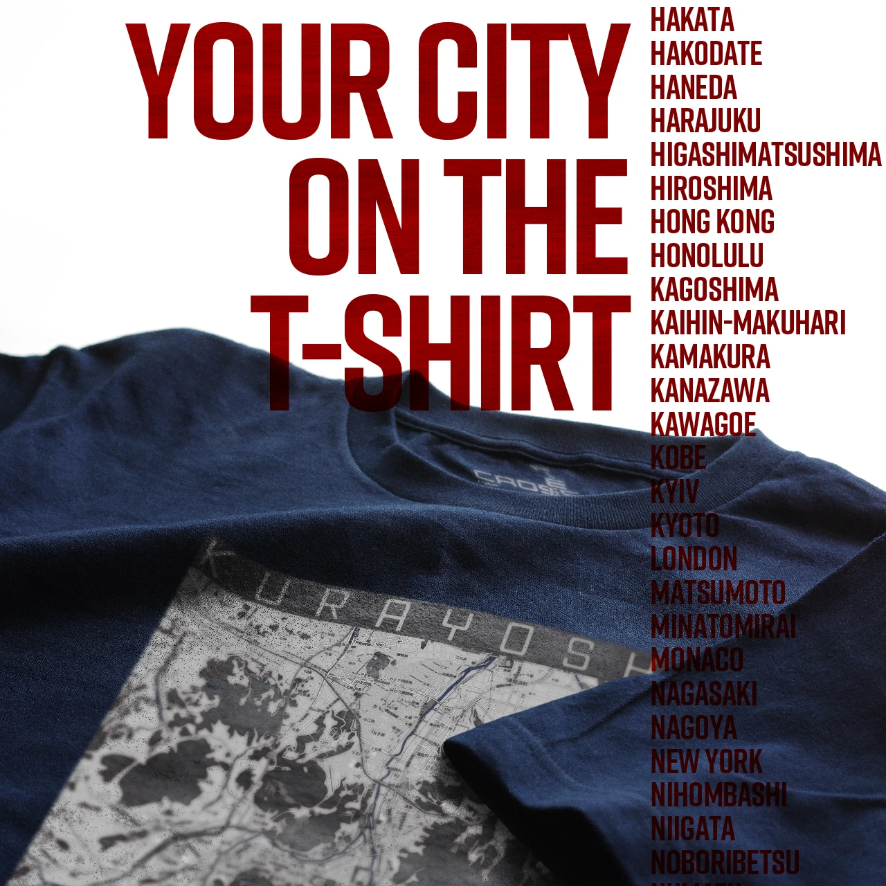 Your City on the T-shirt