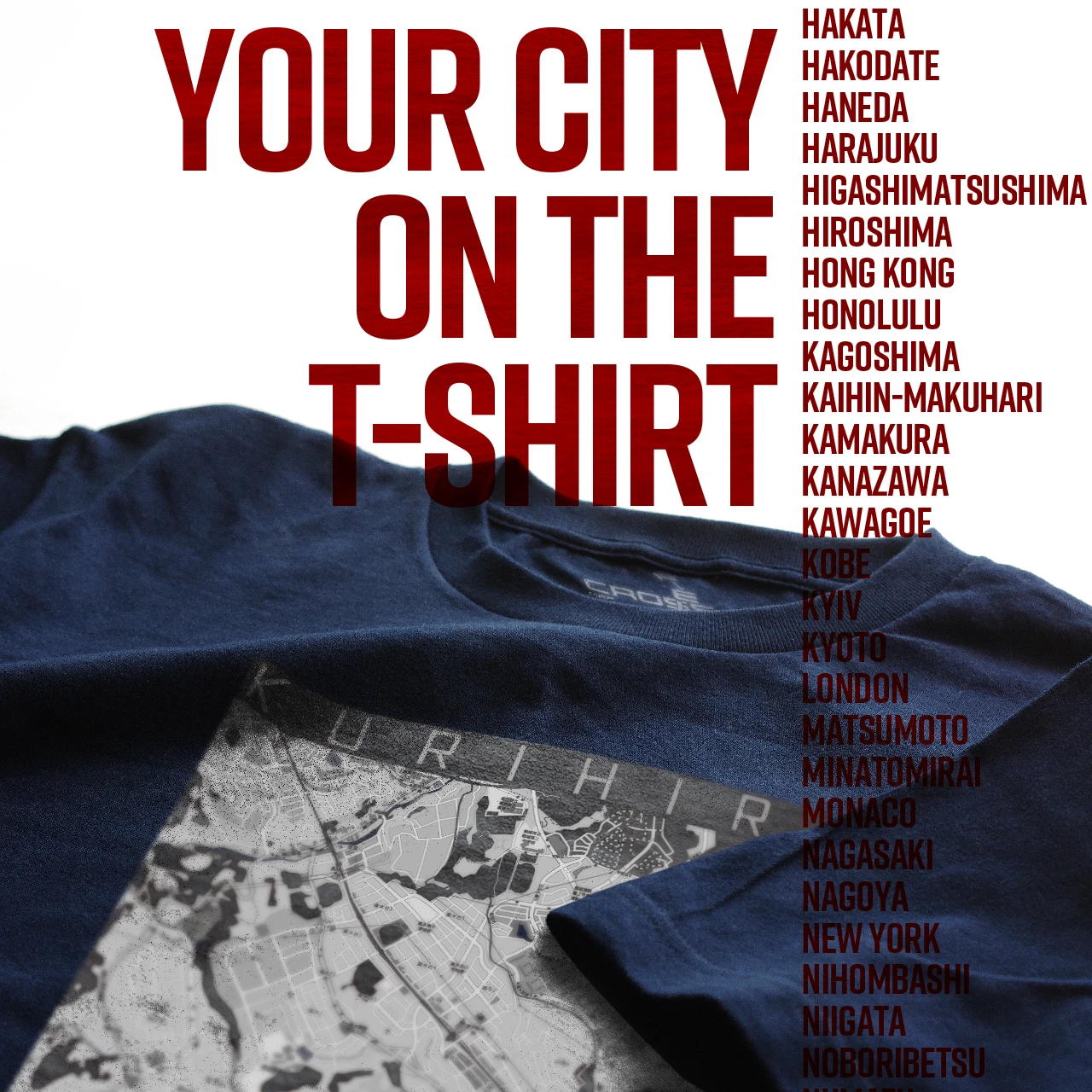 Your City on the T-shirt