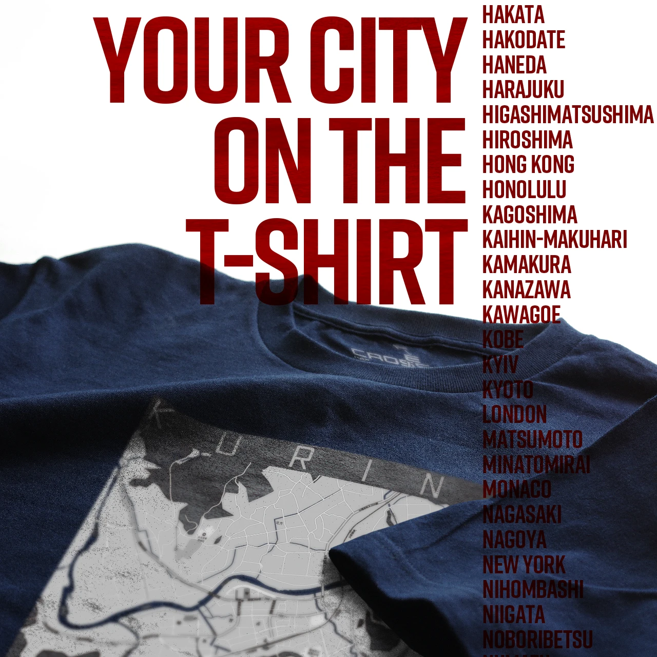 Your City on the T-shirt