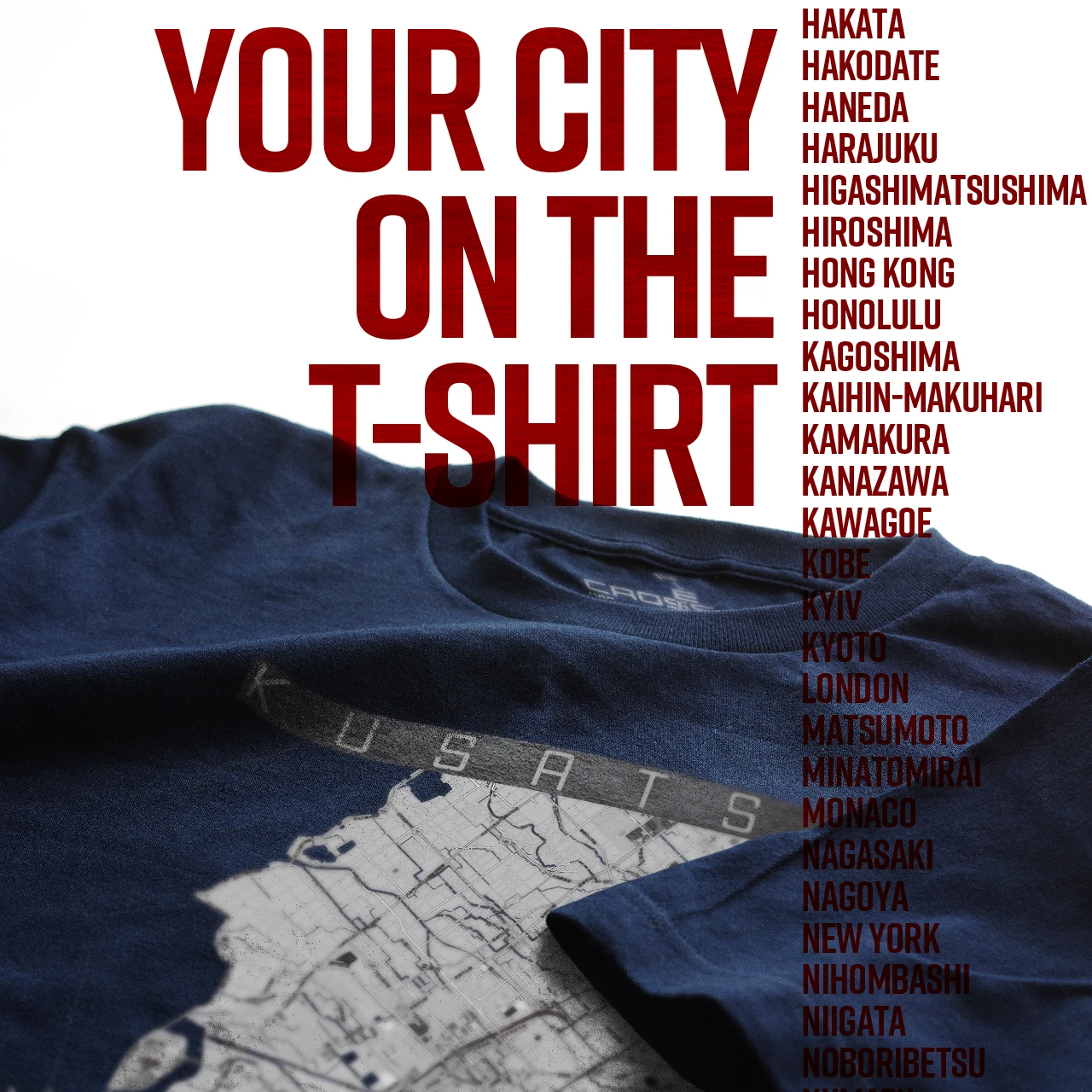 Your City on the T-shirt