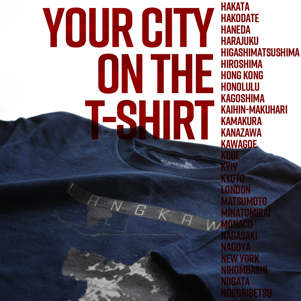 Your City on the T-shirt