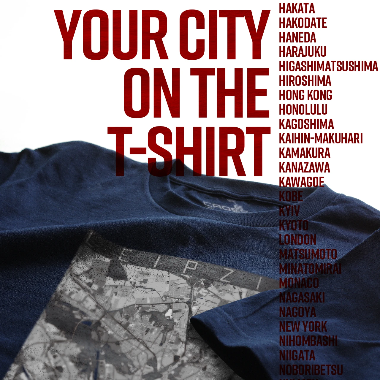 Your City on the T-shirt