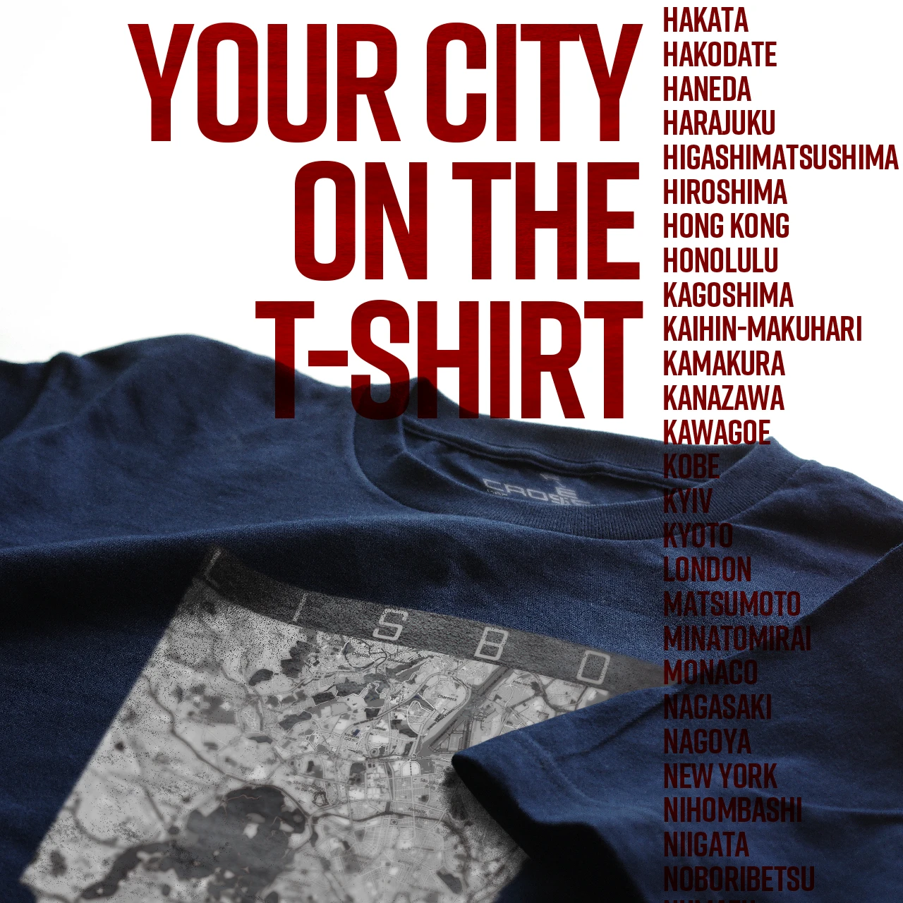 Your City on the T-shirt