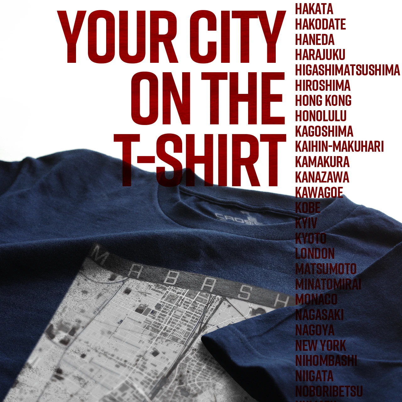 Your City on the T-shirt