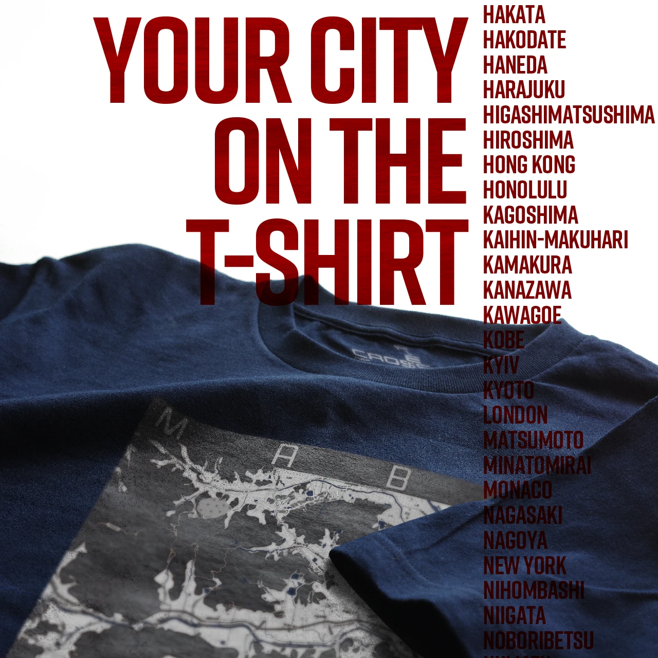 Your City on the T-shirt