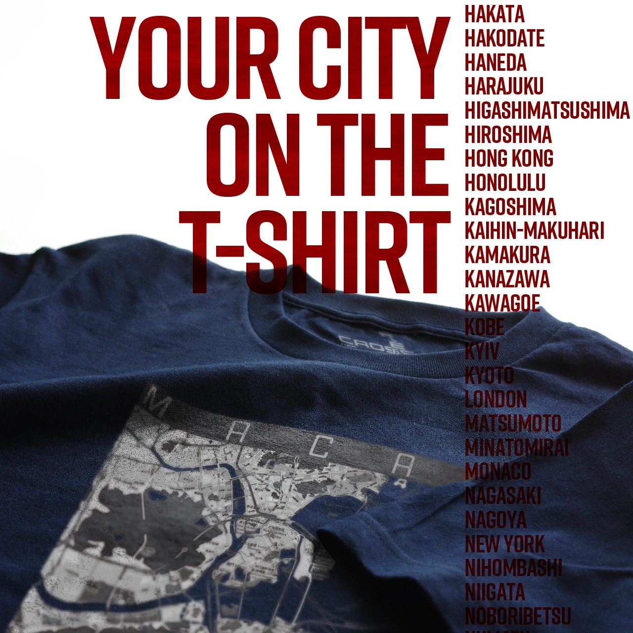 Your City on the T-shirt