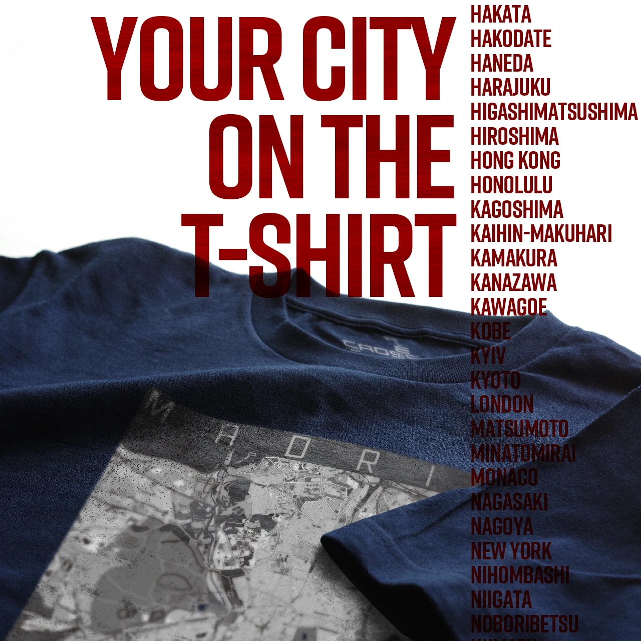 Your City on the T-shirt