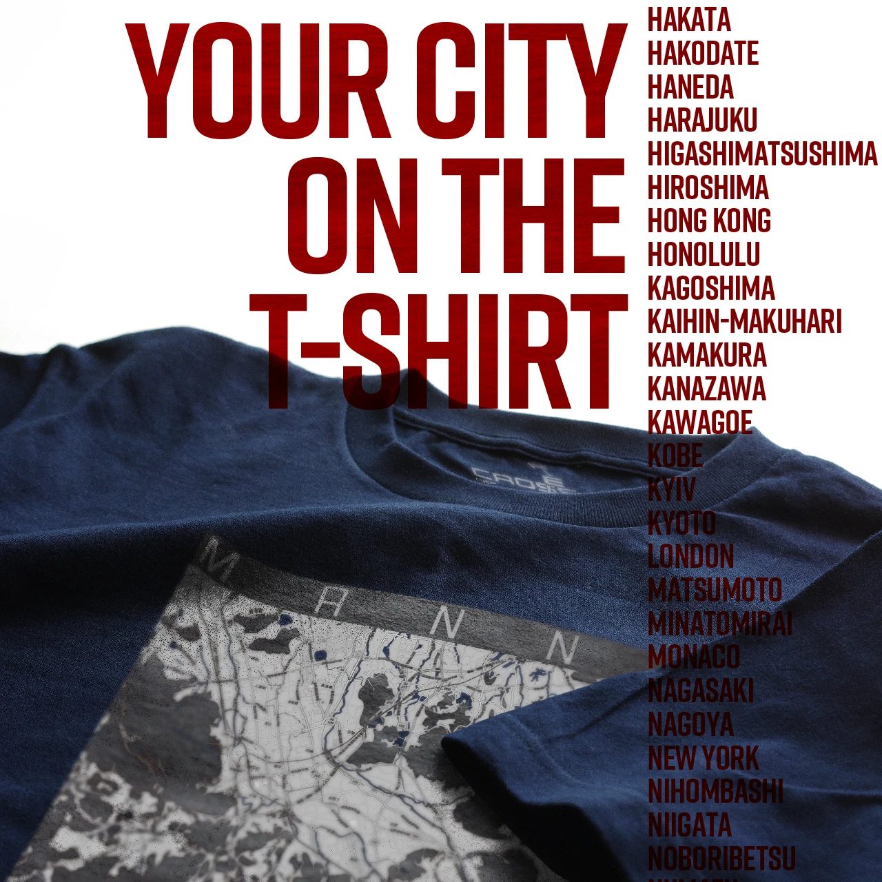 Your City on the T-shirt