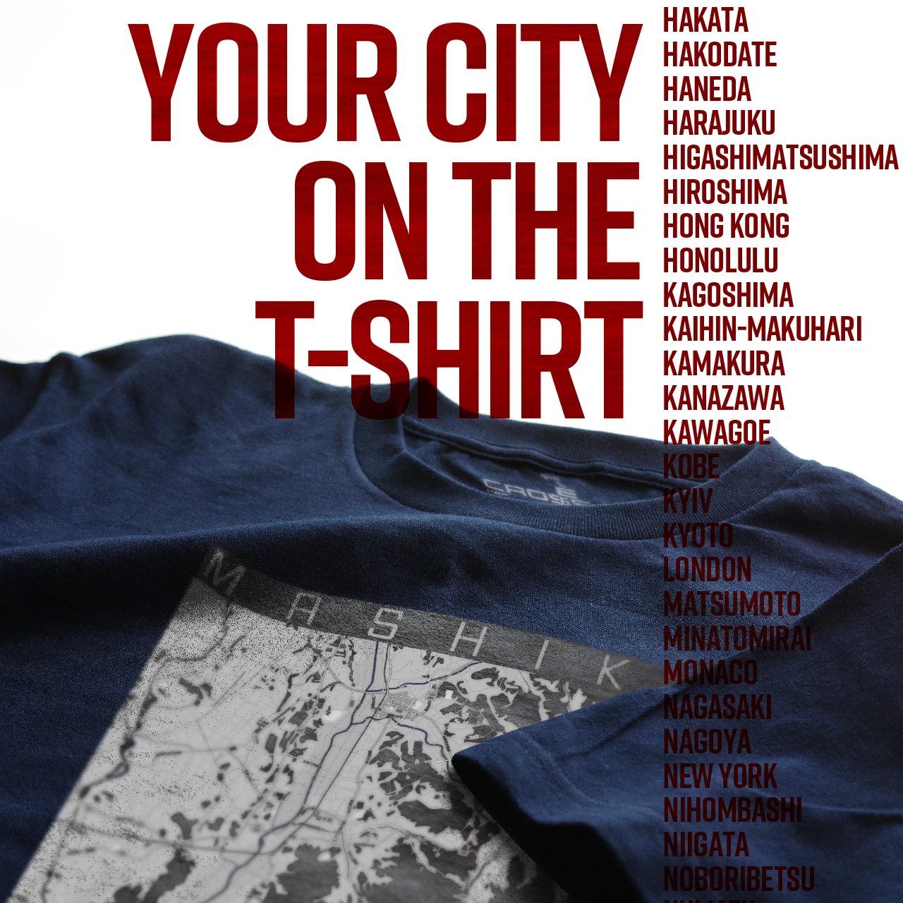 Your City on the T-shirt