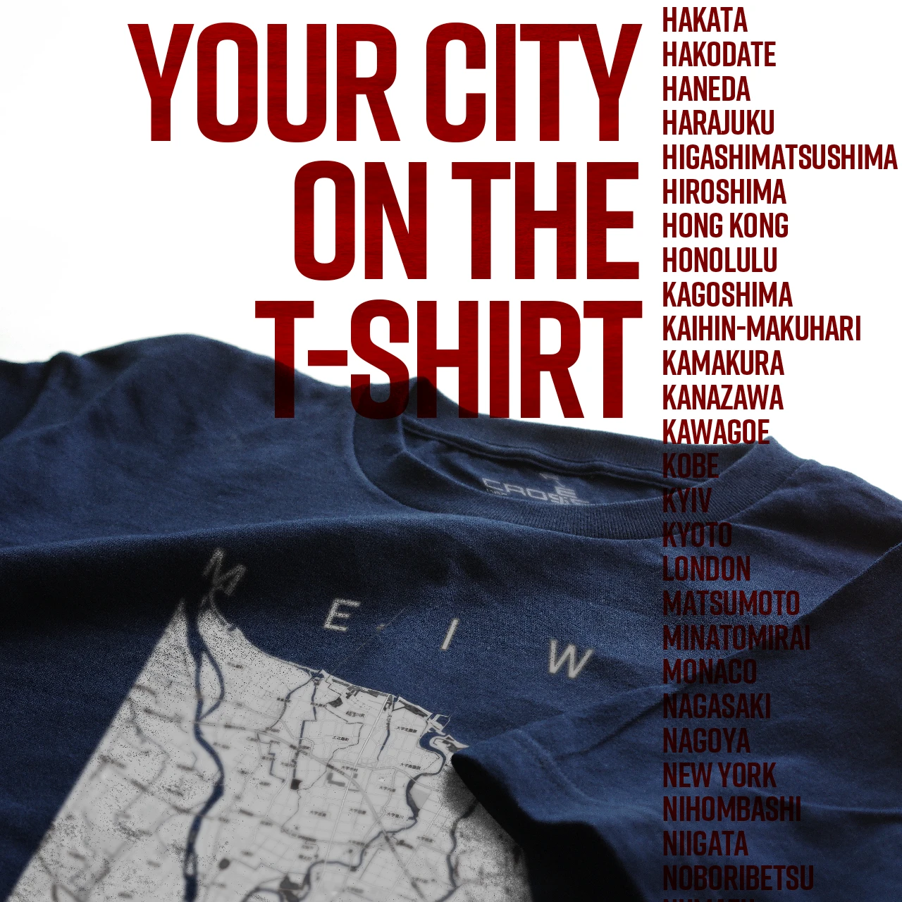 Your City on the T-shirt