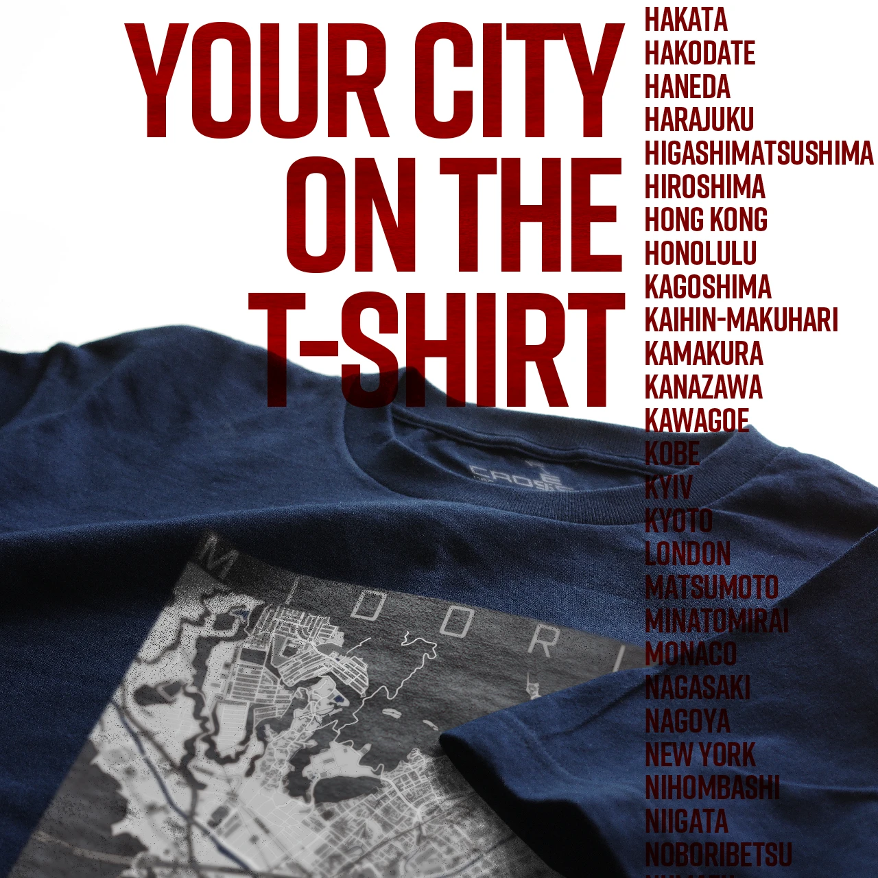 Your City on the T-shirt