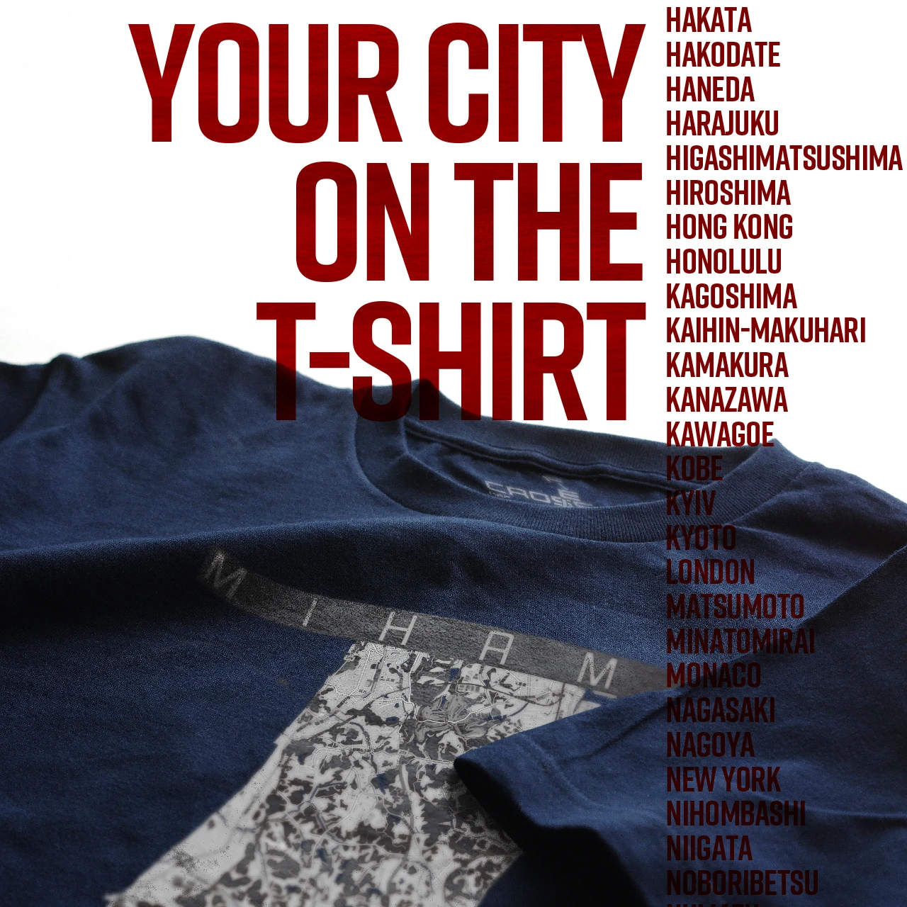 Your City on the T-shirt