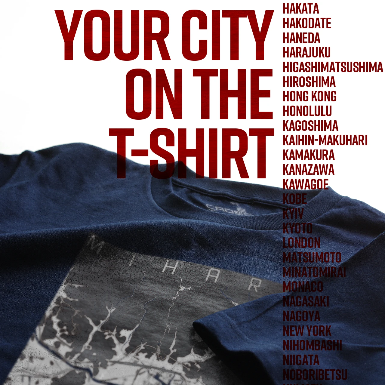 Your City on the T-shirt