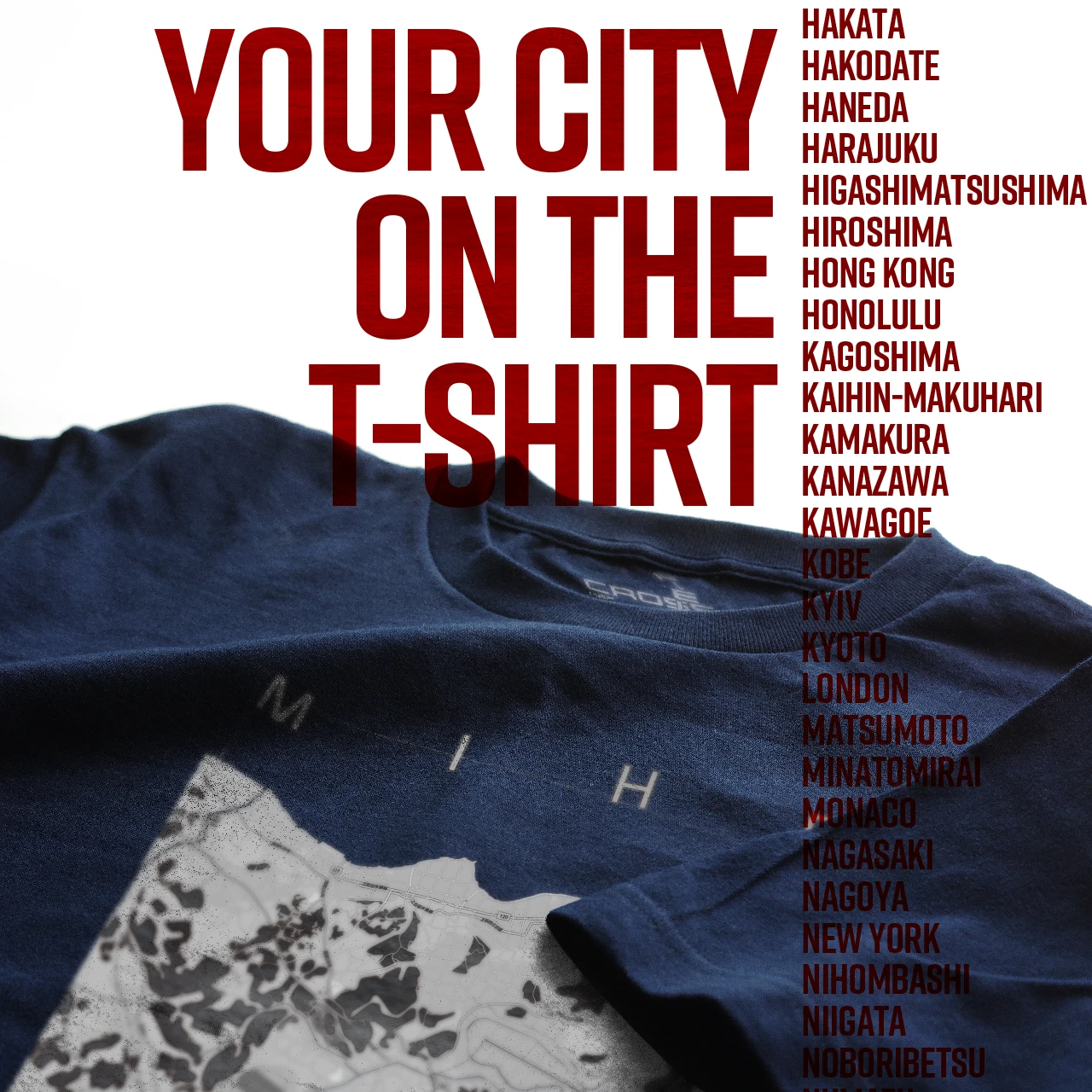 Your City on the T-shirt