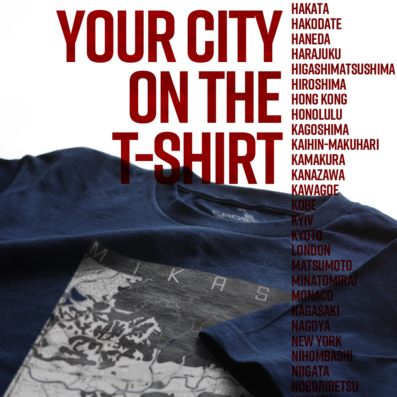 Your City on the T-shirt