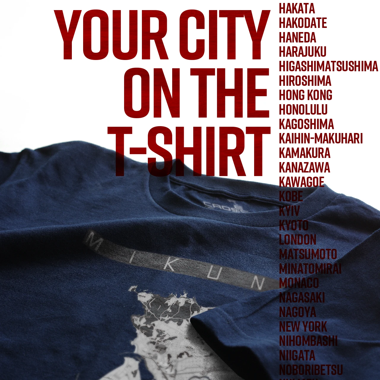 Your City on the T-shirt